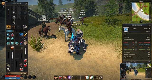 Đối mặt với phe đối lập trong các trận chiến PvP