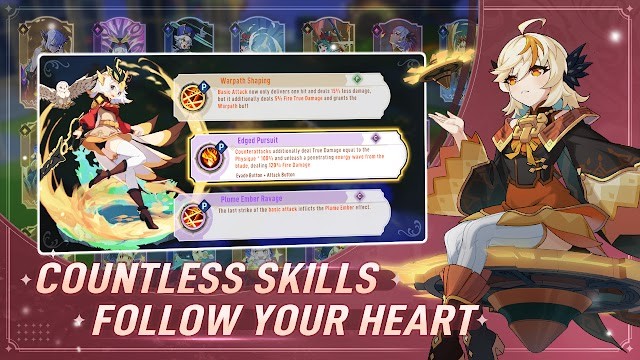 Kỹ năng vô hạn, dựa theo phong cách chơi của bạn