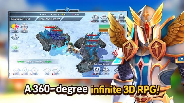 INFINITE HERO là một game idle RPG 360 độ