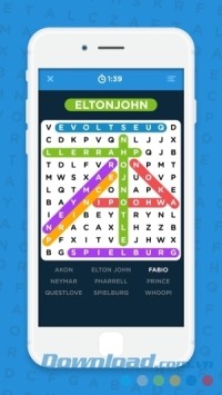 Game trí tuệ Infinite Word Search Puzzles cho Android
