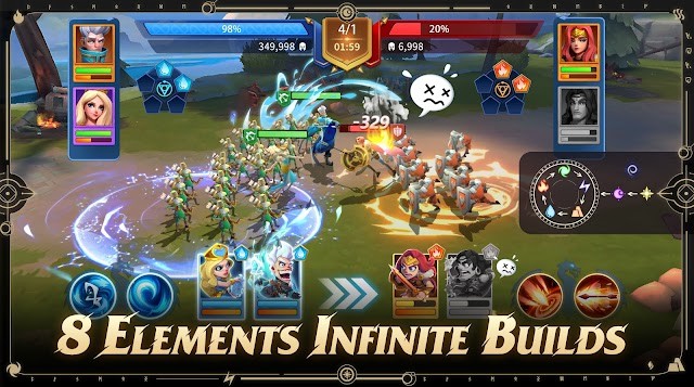 Infinity Kingdom: Elemental Era là game chiến thuật xây dựng vương quốc dành cho di động