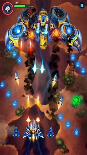 Infinity Shooting: Galaxy War có lối chơi đặc trưng của game arcade truyền thống