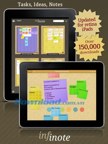 Infinote Pinboard for iPad