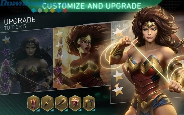 Nâng cấp chiến binh bằng cách trang bị các item đặc biệt