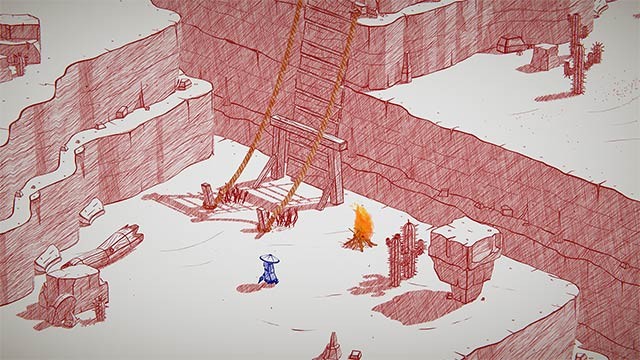 Game Inked: A Tale of Love sở hữu đồ họa vẽ tay cực đẹp và sống động