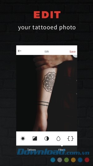 InkHunter cho Android có tính năng chỉnh sửa hình đơn giản