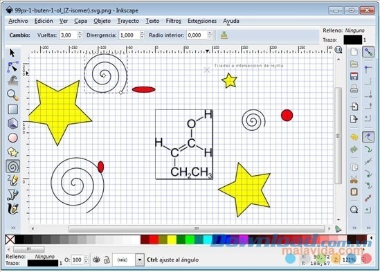 Giao diện Inkscape