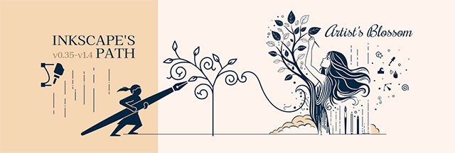 Inkscape 1.4 bổ sung hàng loạt thay đổi và tính năng đột phá