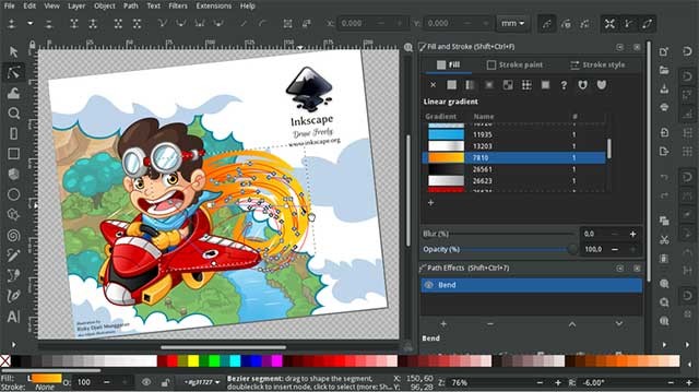 Inkscape là phần mềm đa nền tảng