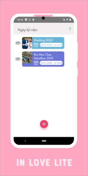 Nhật ký tình yêu ghi lại các kỷ niệm