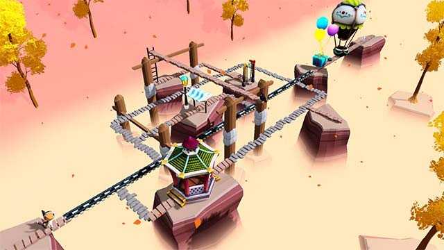 Game InOutPath sở hữu đồ họa màu sắc tươi sáng và trẻ trung