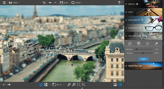 inPixio Photo Focus là phần mềm xử lý ảnh mờ, out net trên PC
