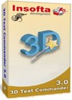 Insofta 3D Text Commander 3.0 - Tạo Văn Bản 3D Nhanh Chóng