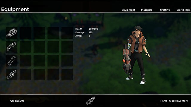 Thế mạnh của người chơi và sáng tạo vũ khí và trang bị để phục vụ cho chiến đấu