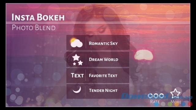 Ứng dụng sửa anh miễn phí Insta Bokeh Photo Blend cho Windows