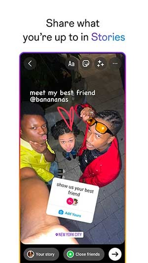 Chia sẻ duy nghĩ với Story