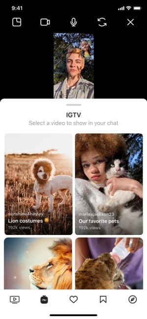 Xem video dài hơn với IGTV