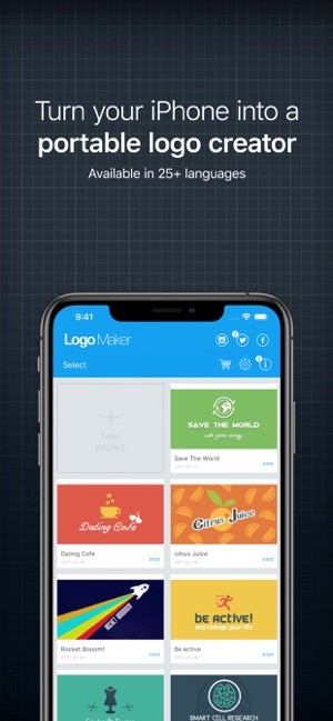 Logo Creator Maker biến iPhone của bạn thành công cụ thiết kế logo