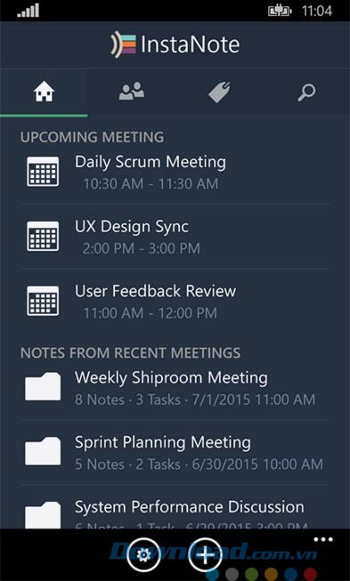 Quản lý danh sách ghi chú