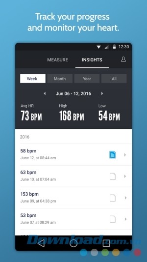 Tải Instant Heart Rate+ cho Android để nắm sự thay đổi nhịp tim