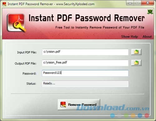Instant PDF Password Remover