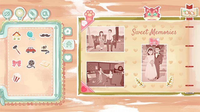 Game Instants cung cấp nhiều hình nền, sticker, font chữ để tùy biến album ảnh