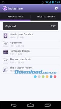 Instashare for Android