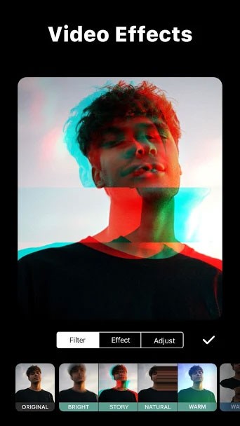 InShot for Android cung cấp hàng loạt hiệu ứng, bộ lọc video đẹp