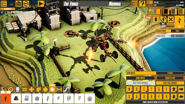 Thiết kế và chế tạo phương tiện sáng tạo trong game Instruments of Destruction