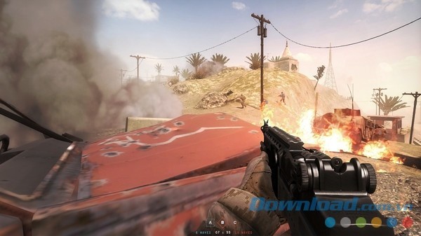 Game thủ sẽ có cảm giác như được tham gia trận chiến chống khủng bố thực sự cùng quân đội Mỹ