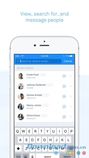 Intercom Conversations cho iOS miễn phí
