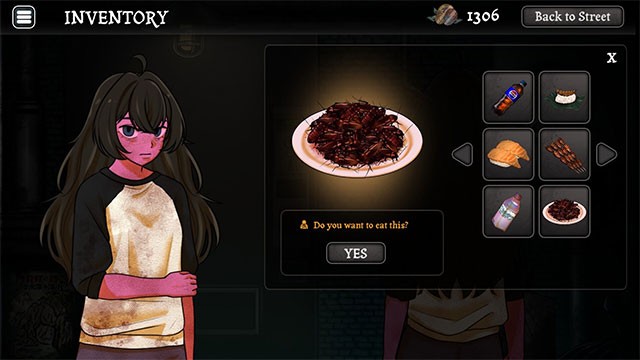 Lựa chọn đồ ăn và đồ uống để giúp cô bé vượt qua cơn đói khát