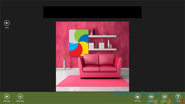 Giao diện Interior Photo Frame