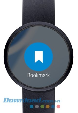 Đánh dấu trang web trên Internet Browser cho Android Wear