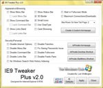 Internet Explorer 9 Tweaker Plus - Tinh chỉnh và tùy biến IE