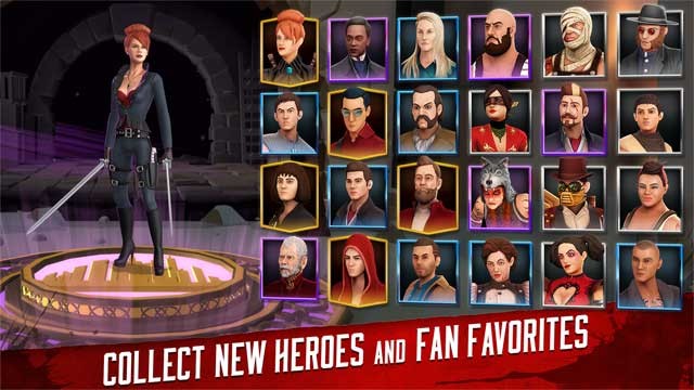 Thu thập mọi anh hùng trong phim và nhiều nhân vật mới