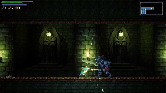 Game có sự pha trộn độc đáo giữa hành động và chiến đấu phong cách Metroivania