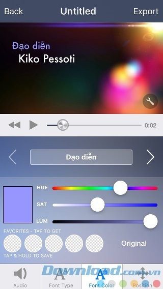 Chỉnh sửa tiêu đề