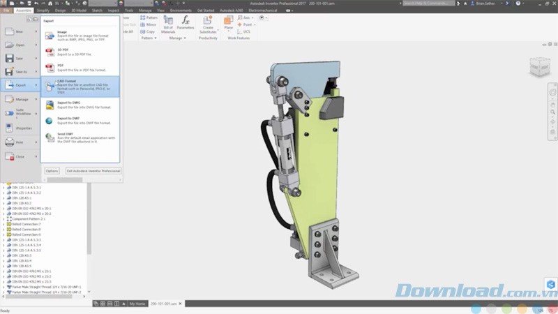 Xuất tài liệu PDF 3D