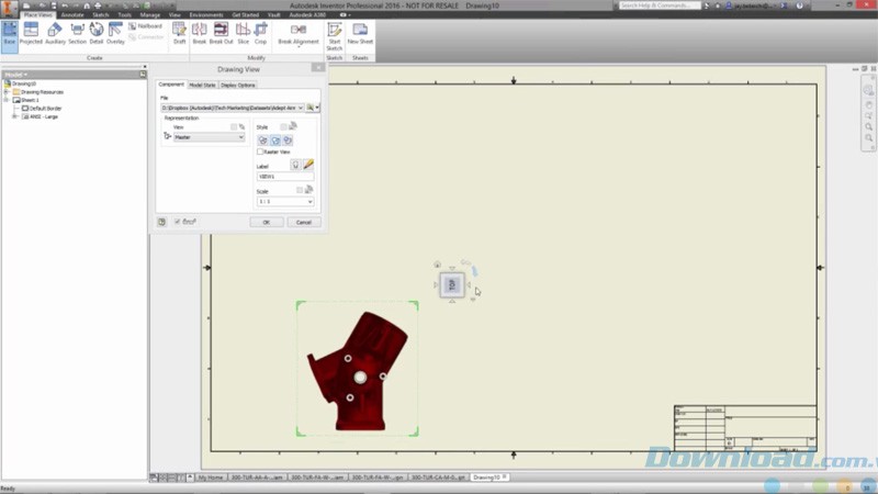 Tạo bản vẽ kết hợp