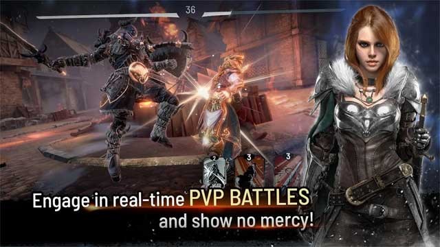 Tham gia vào những cuộc chiến PvP rực lửa trong thời gian thực