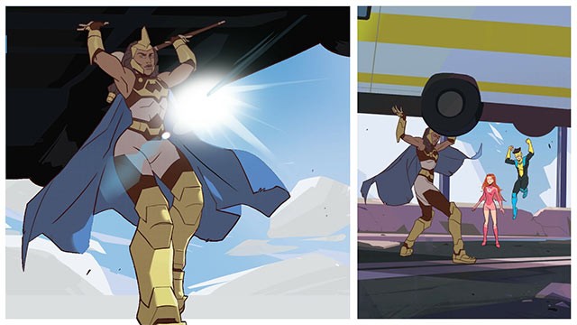 Cùng siêu anh hùng Atom Eve đánh bại cái ác và bảo vệ địa cầu