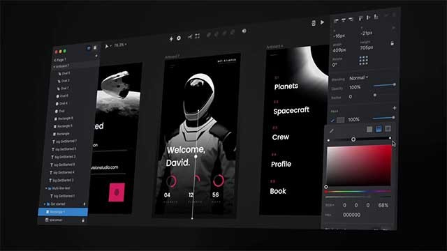 InVision Studio là một ứng dụng có tính kết nối cao