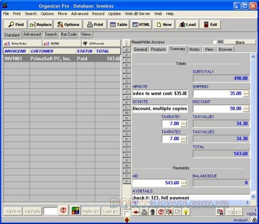 Invoice Organizer Pro