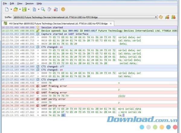 Giao diện phần mềm IO Ninja cho Mac