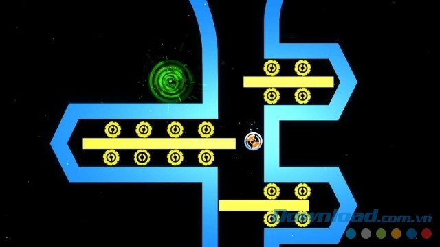 Cố gắng vượt qua mọi chướng ngại vật trong game vui iO the Game cho máy tính và Windows Phone