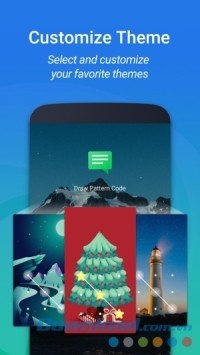 IObit Applock cho Android tùy chỉnh giao diện smartphone