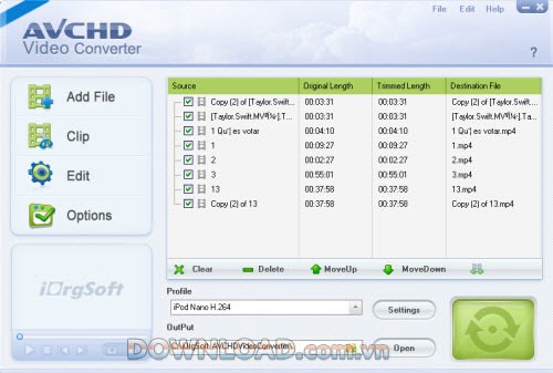 iOrgsoft AVCHD Converter