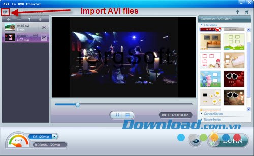 iOrgsoft AVI to DVD Creator