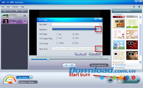 iOrgsoft AVI to DVD Creator